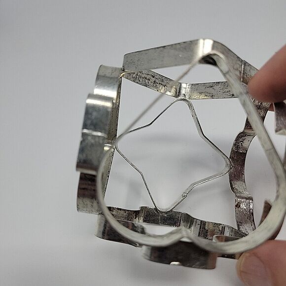 Vintage Tomado Holland 6 Sided Metal Cookie Cutter - Playing Card Suits 3" - Picture 10 of 11